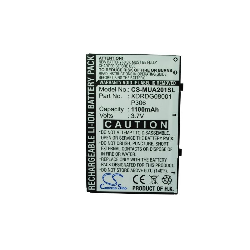 Li-ion Battery fits I-mate, jama 201, p306 3.7V, 1100mAh Mobile & SmartPhone Cameron Sino Technology Limited