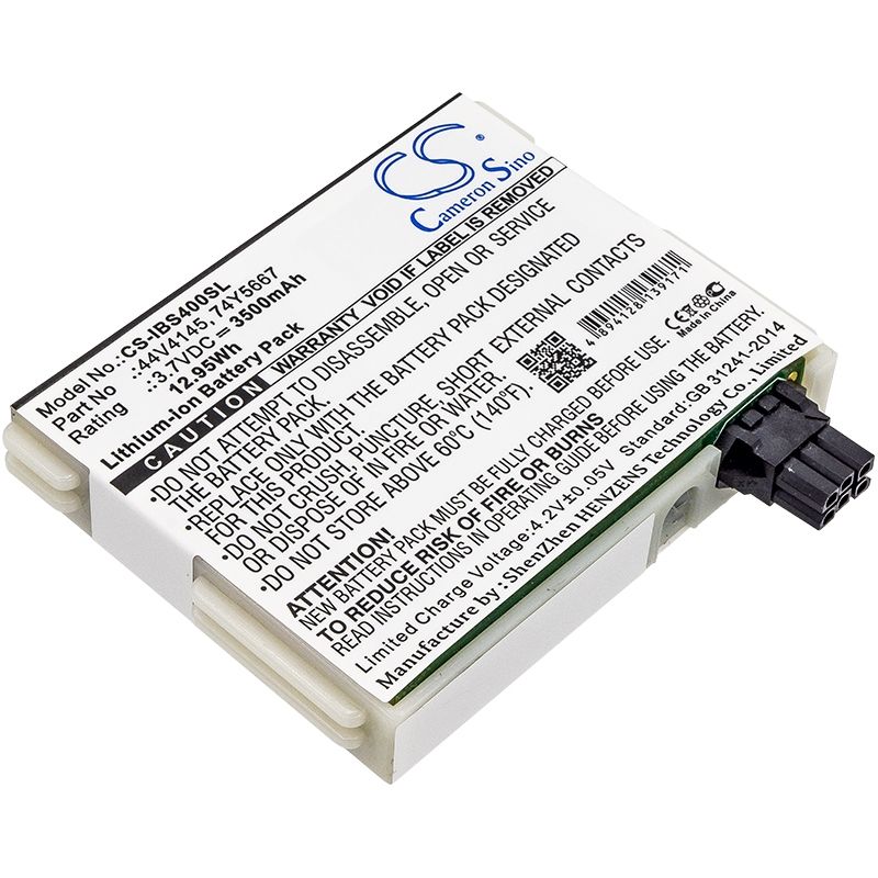 Li-ion Battery fits Ibm, 5679, 57b7, As/400 3.7V, 3500mAh RAID Controller Cameron Sino Technology Limited
