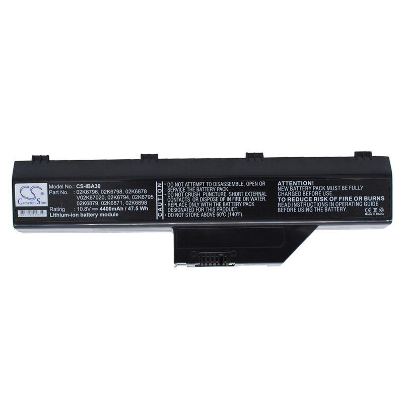 Li-ion Battery fits Ibm, thinkpad A30, thinkpad A30p, thinkpad A31 10.8V, 4400mAh Computer Cameron Sino Technology Limited (Suspended)