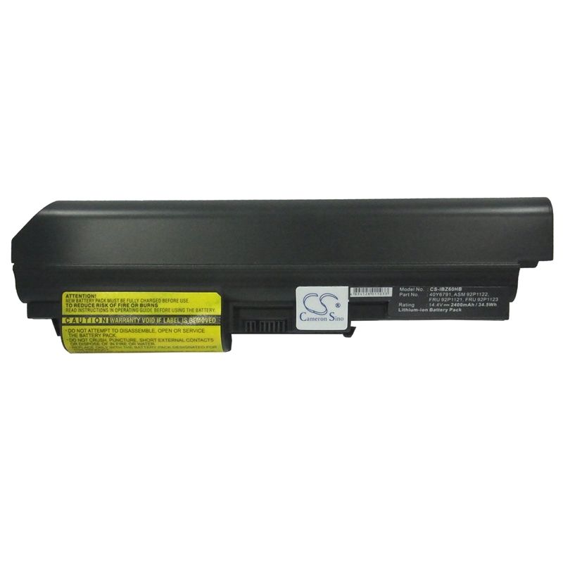 Li-ion Battery fits Ibm, thinkpad Z60t, thinkpad Z60t 2511, thinkpad Z60t 2512 14.4V, 2400mAh Computer Cameron Sino Technology Limited