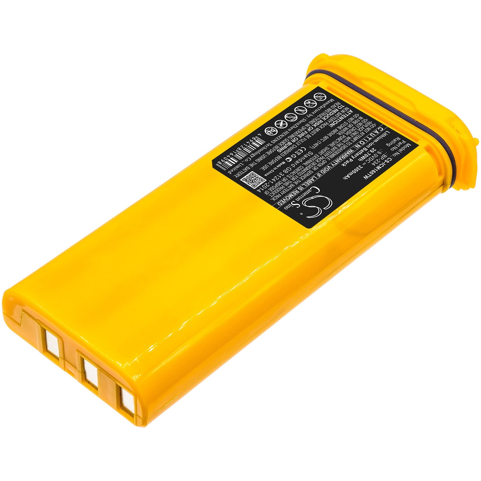Li-ion Battery fits Icom, Ic-gm1600, Ic-gm1600e 9.0V, 3300mAh Two-Way Radio Cameron Sino Technology Limited