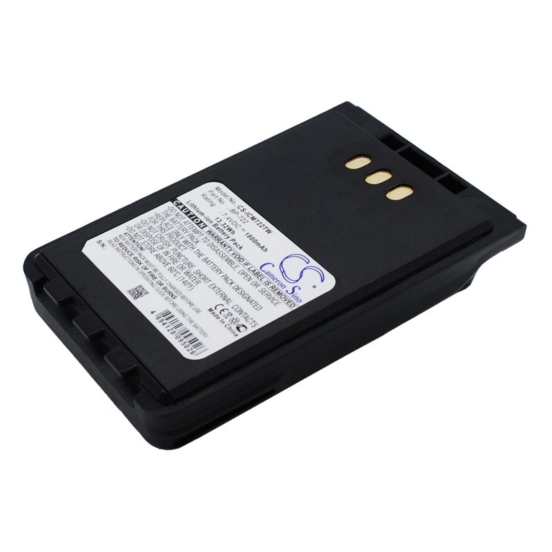 Li-ion Battery Fits Icom, Id-31a, Id-31e, Id-51a 7.4v, 1800mah Two-Way Radio Cameron Sino Technology Limited