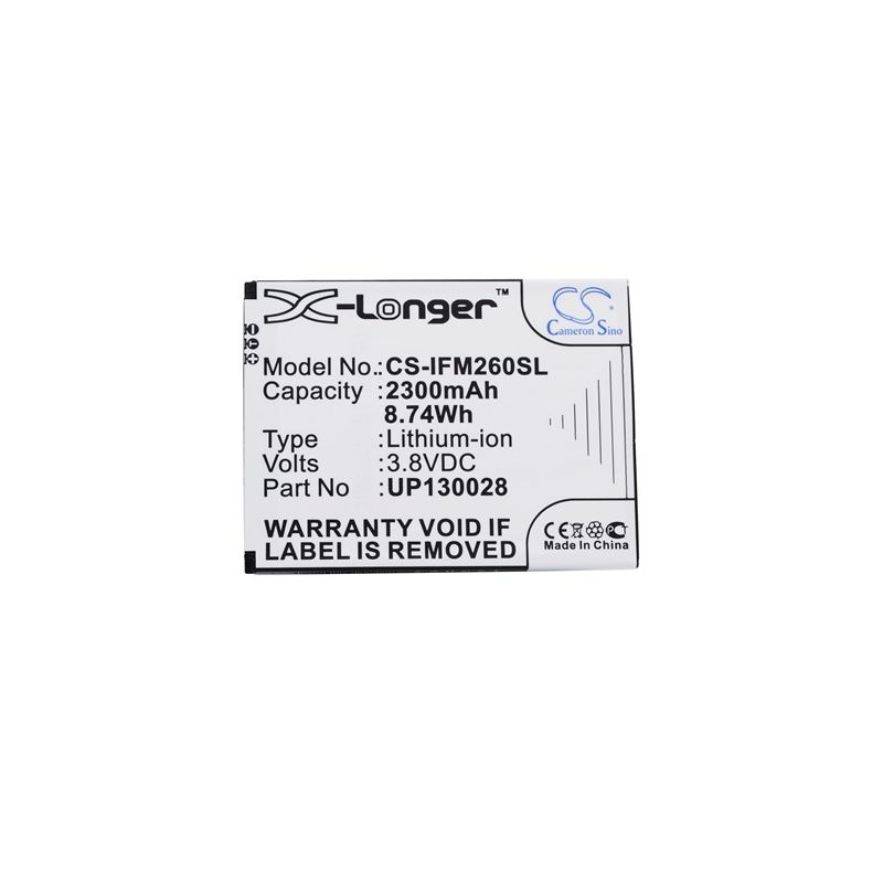 Li-ion Battery fits Infocus, in260, in310, m210 3.8V, 2300mAh Mobile & SmartPhone Cameron Sino Technology Limited
