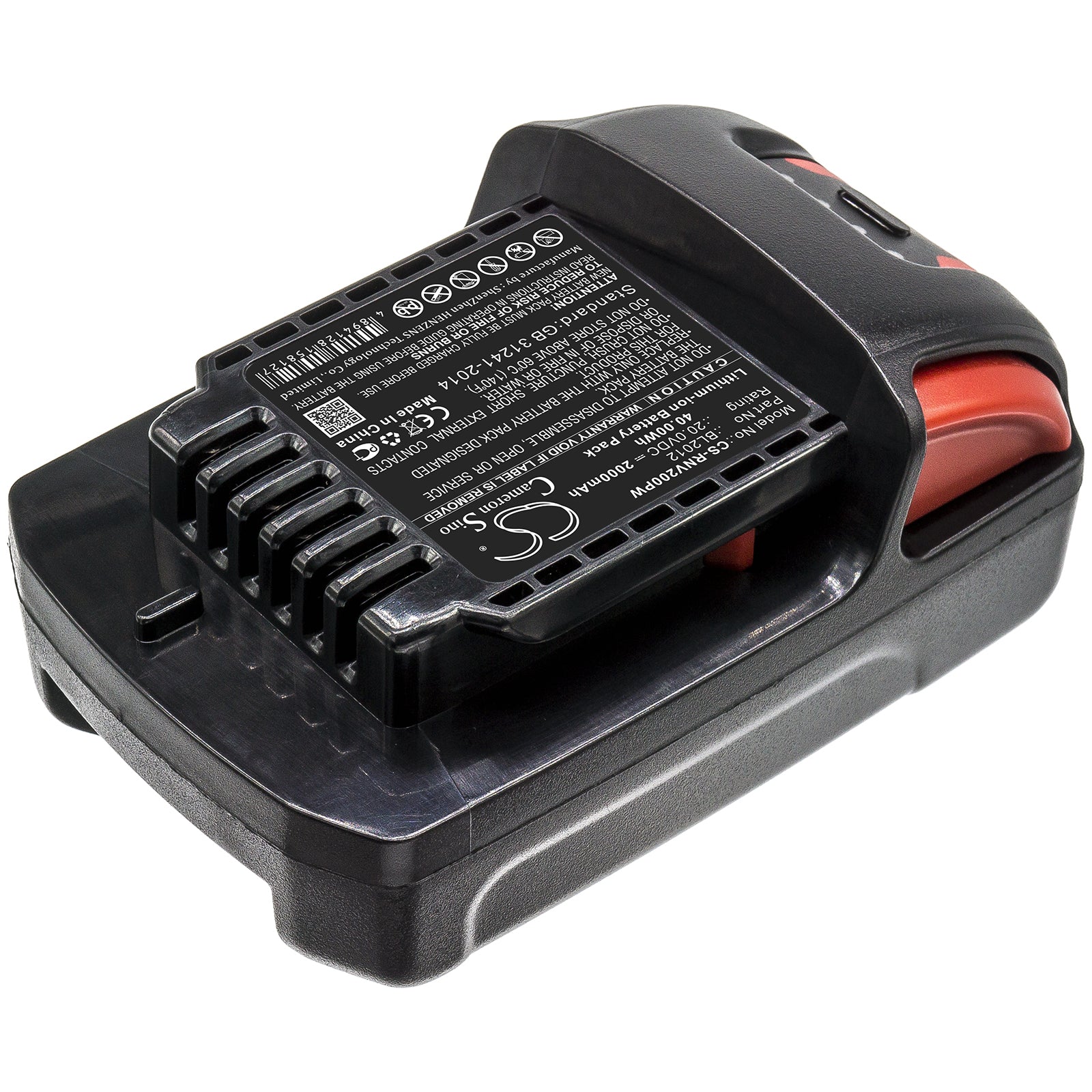 Li-ion Battery fits Ingersoll Rand, Bl2012 20.0V, 2000mAh Power Tools Cameron Sino Technology Limited