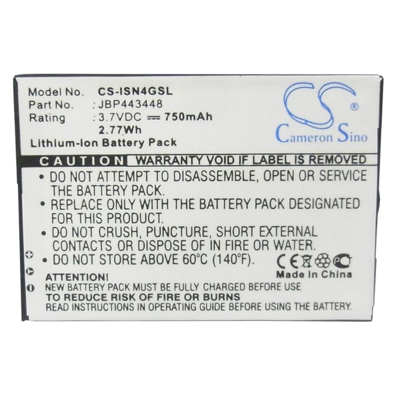 Li-ion Battery fits Insignia, Ns-dv2g, Ns-dv4g, 3.7V, 750mAh Computer Cameron Sino Technology Limited