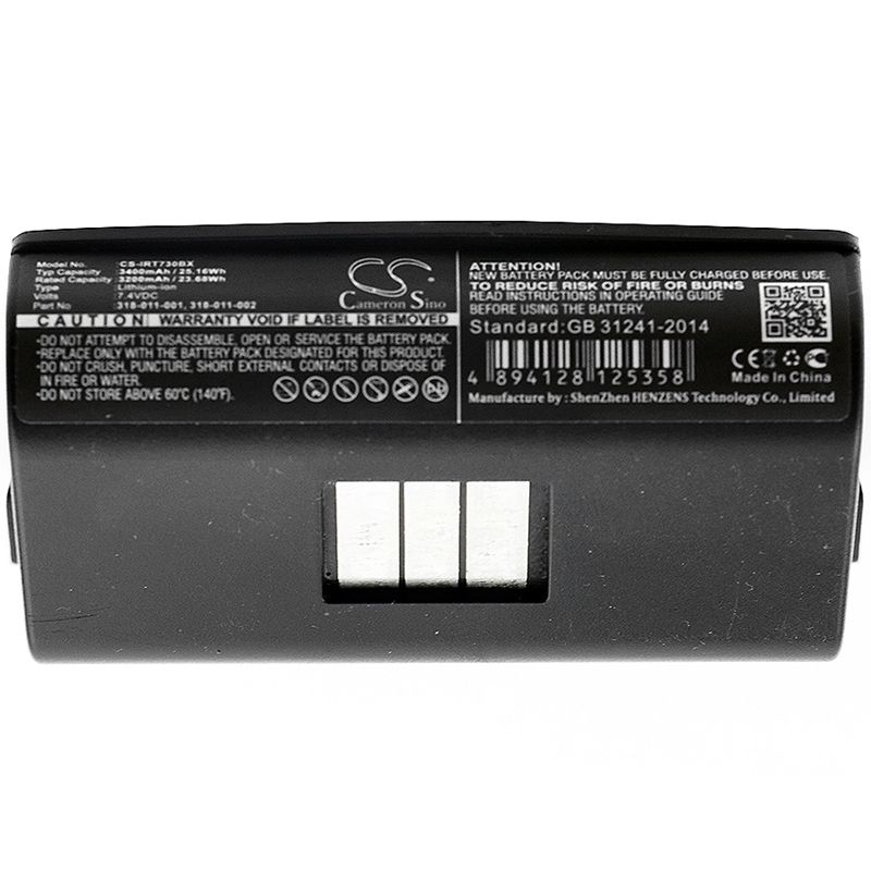 Li-ion Battery Fits Intermec, 700, 700 Color, 710 7.4v, 3400mah Barcode Scanner Cameron Sino Technology Limited