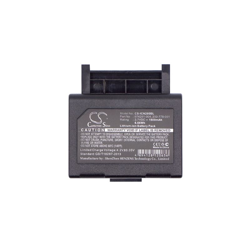 Li-ion Battery fits Intermec, Cn2 3.7V, 1800mAh Barcode Scanner Cameron Sino Technology Limited