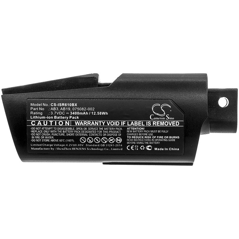 Li-ion Battery fits Intermec, Ip30, Sr61, Sr61t 3.7V, 3400mAh Barcode Scanner Cameron Sino Technology Limited