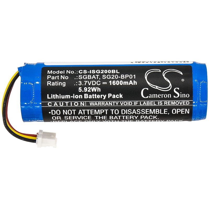 Li-ion Battery fits Intermec, Sg20, Sg20b, Sg20b1d 3.7V, 1600mAh Barcode Scanner Cameron Sino Technology Limited