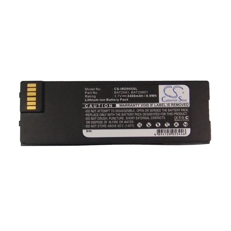 Li-ion Battery Fits Iridium, 9555, Iridium 3.7v, 2400mah Satellite Phone Cameron Sino Technology Limited
