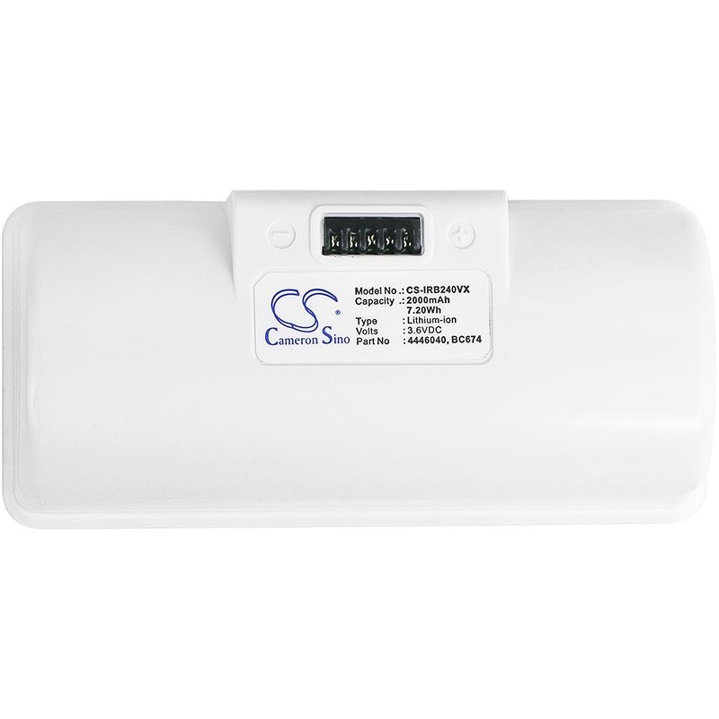 Li-ion Battery fits Irobot, Braava Jet 240, Braava Jet 241, Braava Jet 244 3.6V, 2000mAh Vacuum Cameron Sino Technology Limited