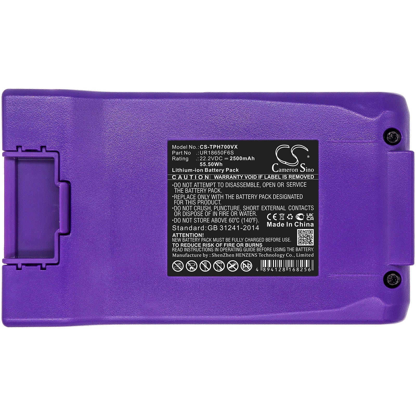Li-ion Battery fits Irobot, Roomba S9, Roomba S9+, S955020 14.4V, 4000mAh Vacuum Cameron Sino Technology Limited