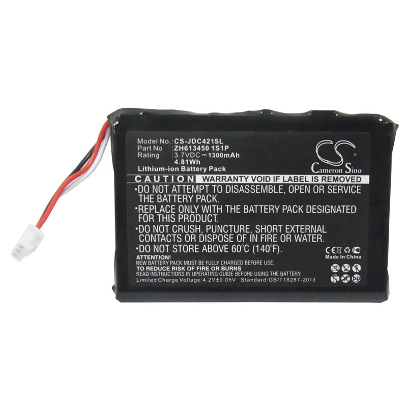Li-ion Battery Fits Jds Labs, C421, C5, C5d 3.7v, 1300mah Amplifier Cameron Sino Technology Limited