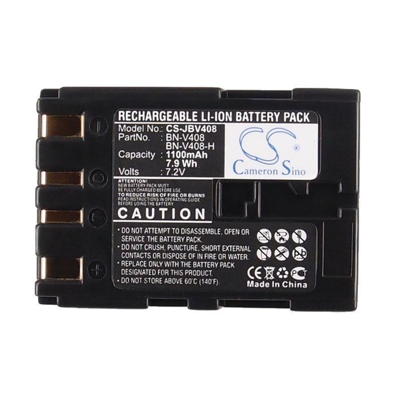 Li-ion Battery fits Jvc, Cu-vh1, Cu-vh1us, Gr-33 7.4V, 1100mAh Camera Cameron Sino Technology Limited