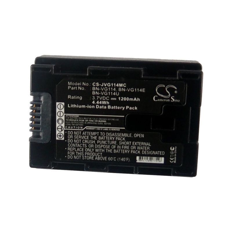 Li-ion Battery Fits Jvc, Gz-e10, Gz-e100, Gz-e200 3.7v, 1200mah Camera Cameron Sino Technology Limited