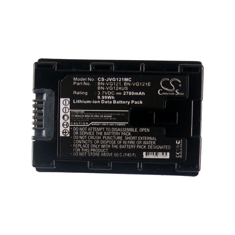 Li-ion Battery fits Jvc, Gz-e10, Gz-e100, Gz-e200 3.7V, 2700mAh Camera Cameron Sino Technology Limited