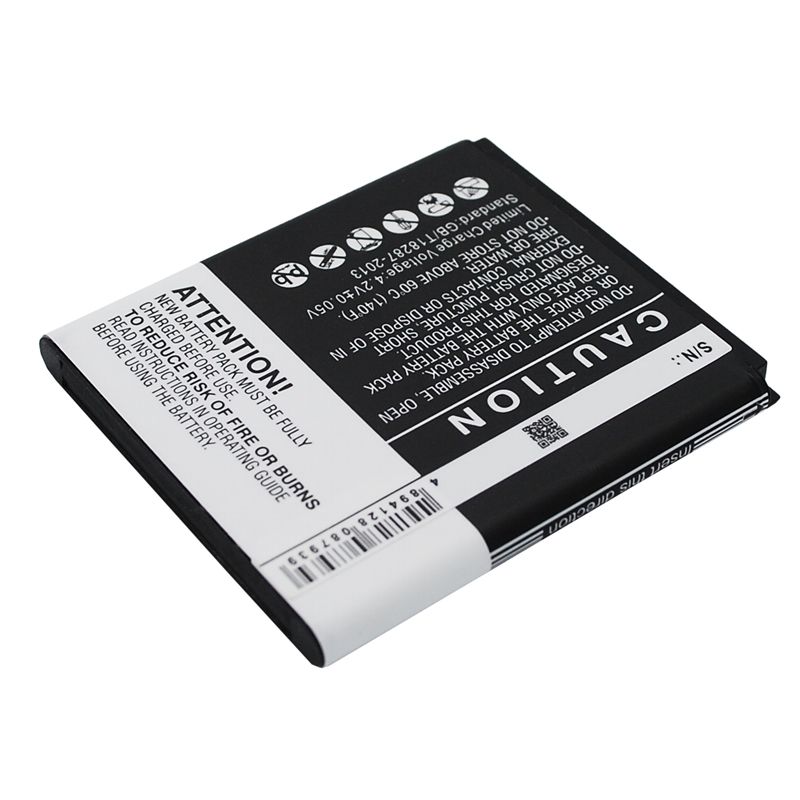 Li-ion Battery fits K-touch, e6, e806, t6 3.7V, 1800mAh Communications Cameron Sino Technology Limited (Suspended)
