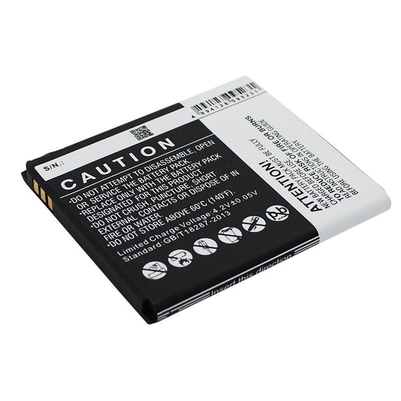 Li-ion Battery fits K-touch, t61 3.7V, 1600mAh Communications Cameron Sino Technology Limited (Suspended)
