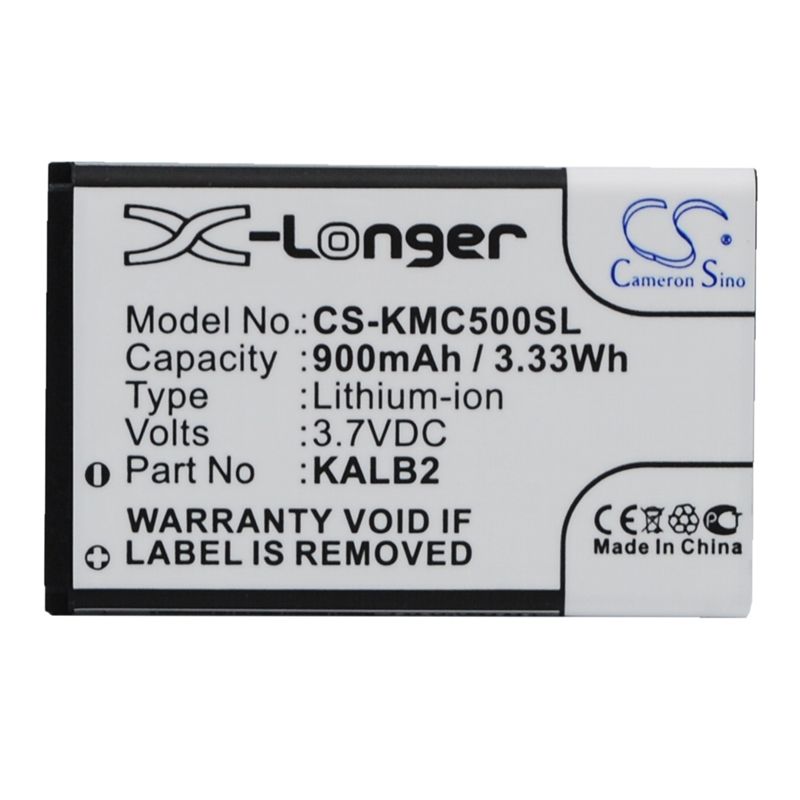 Li-ion Battery fits Kazam, life b2, life c5, lubi 3 3.7V, 900mAh Mobile & SmartPhone Cameron Sino Technology Limited