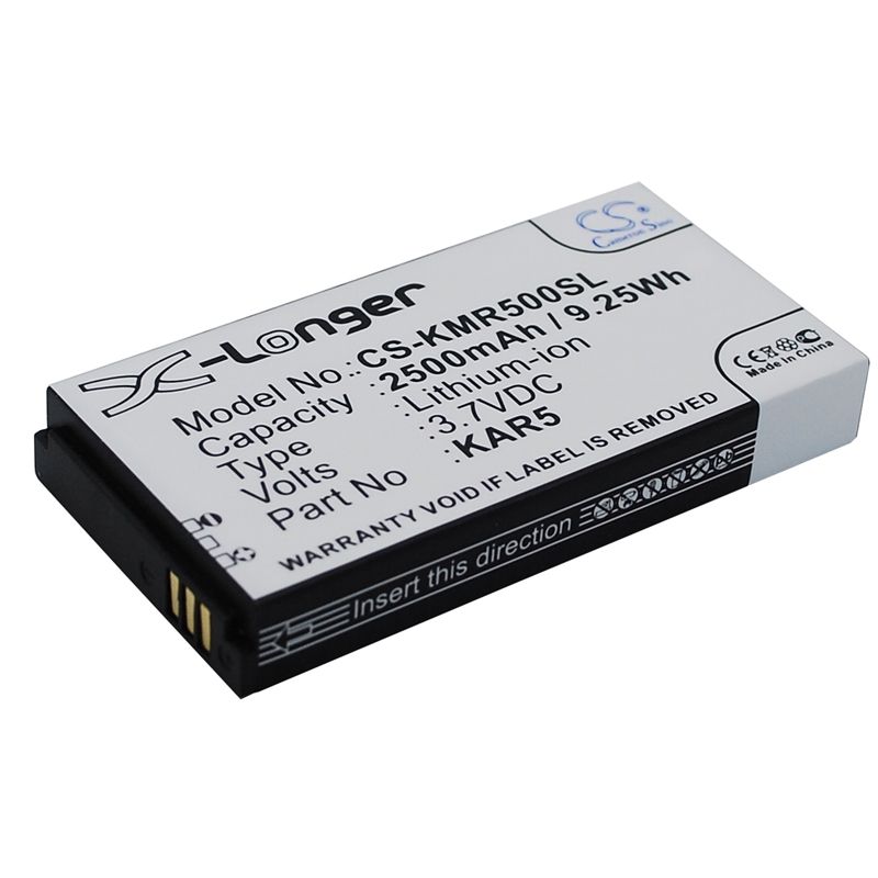Li-ion Battery fits Kazam, life r5 3.7V, 2500mAh Communications Cameron Sino Technology Limited (Suspended)