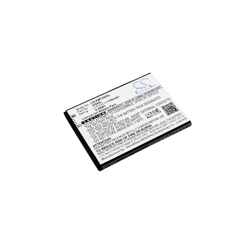 Li-ion Battery fits Kazam, thunder 2 4.5l, thunder 2 q4.5l, thunder2 4.5l 3.8V, 1700mAh Mobile & SmartPhone Cameron Sino Technology Limited