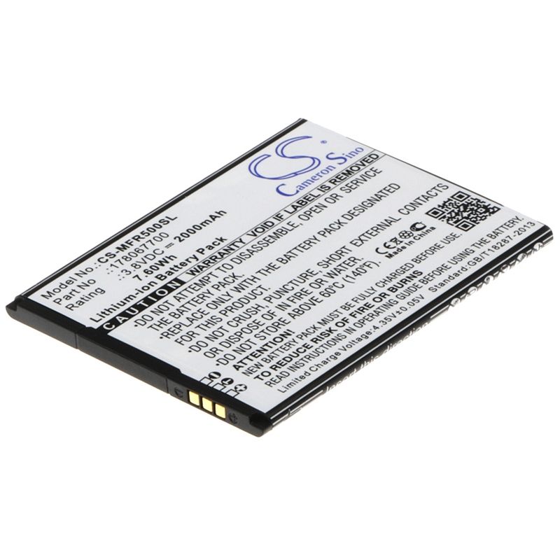 Li-ion Battery fits Kazam, thunder 350l, mobiwire, ahiga 3.8V, 2000mAh Mobile & SmartPhone Cameron Sino Technology Limited