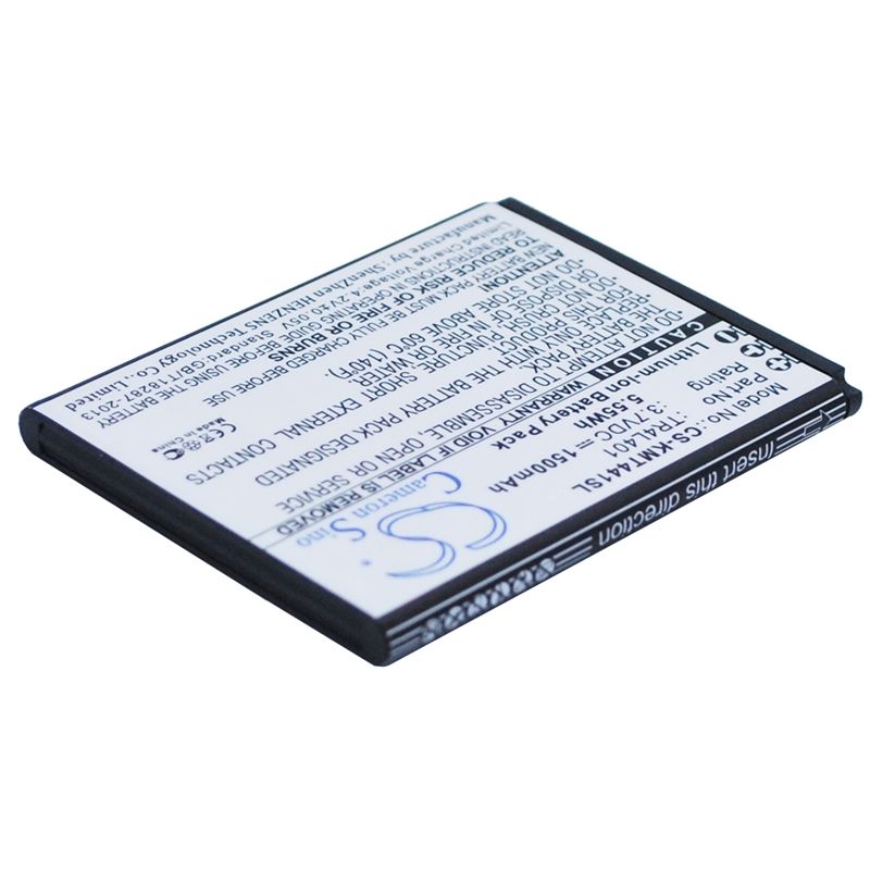 Li-ion Battery fits Kazam, tr4l4044044-01, trooper 440l, trooper 441l 3.7V, 1500mAh Mobile & SmartPhone Cameron Sino Technology Limited