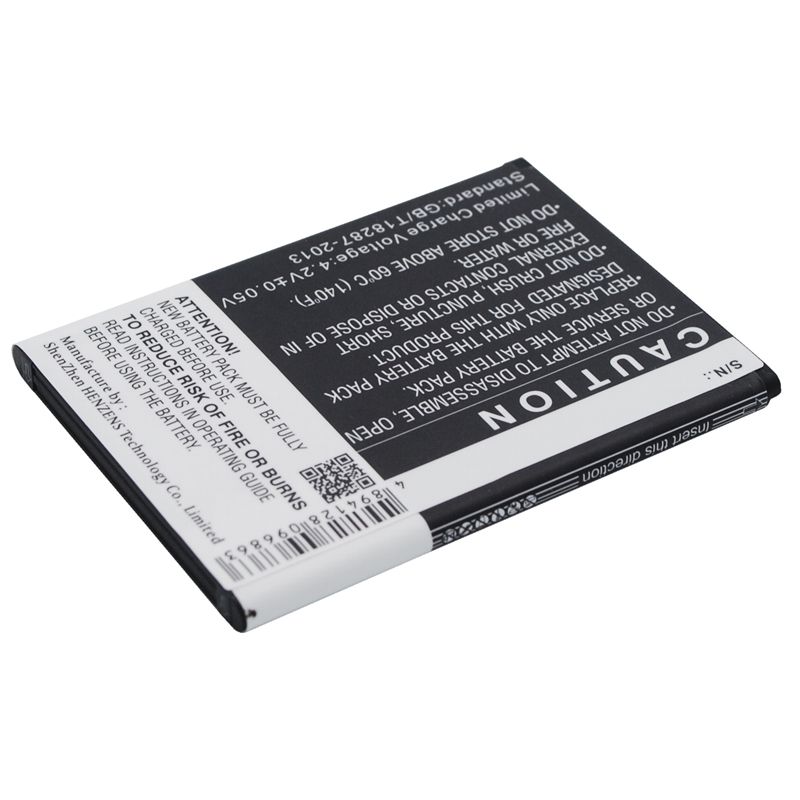 Li-ion Battery fits Kazam, trooper x3.5 3.7V, 1450mAh Mobile & SmartPhone Cameron Sino Technology Limited