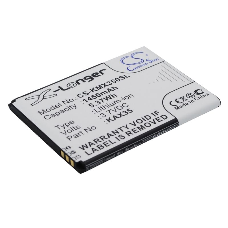 Li-ion Battery fits Kazam, trooper x3.5 3.7V, 1450mAh Mobile & SmartPhone Cameron Sino Technology Limited