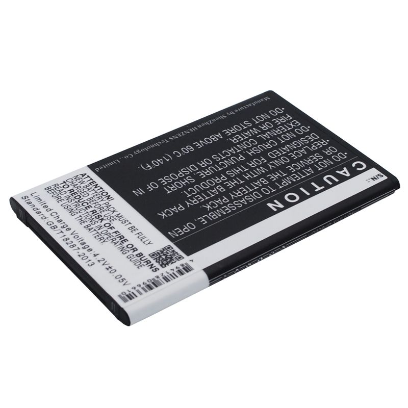 Li-ion Battery fits Kazam, trooper x4.0 3.7V, 1600mAh Mobile & SmartPhone Cameron Sino Technology Limited