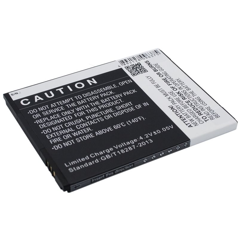 Li-ion Battery fits Kazam, trooper x5.5 3.7V, 2600mAh Mobile & SmartPhone Cameron Sino Technology Limited