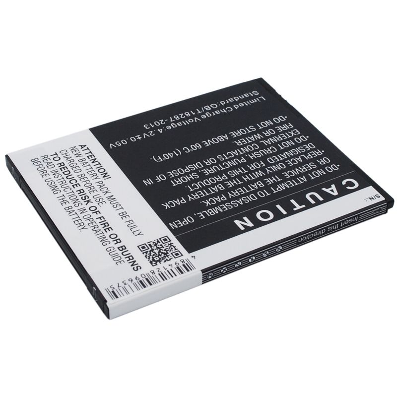Li-ion Battery fits Kazam, trooper x5.5 3.7V, 2600mAh Mobile & SmartPhone Cameron Sino Technology Limited