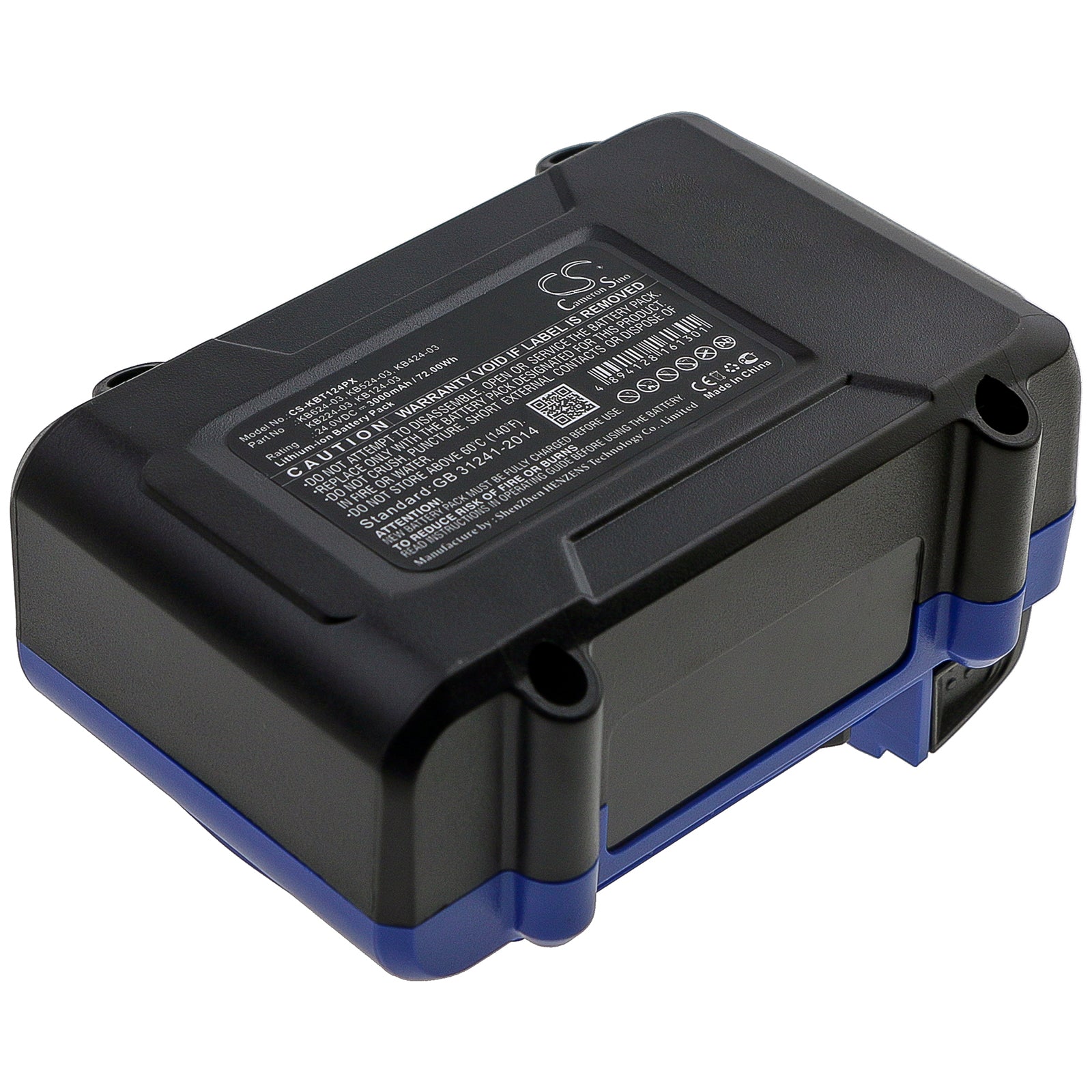 Li-ion Battery fits Kobalt, Kb124-03, Kb224-03, Kb424-03, Kb524-03, Kb624-03 24.0V, 3000mAh Power Tools Cameron Sino Technology Limited