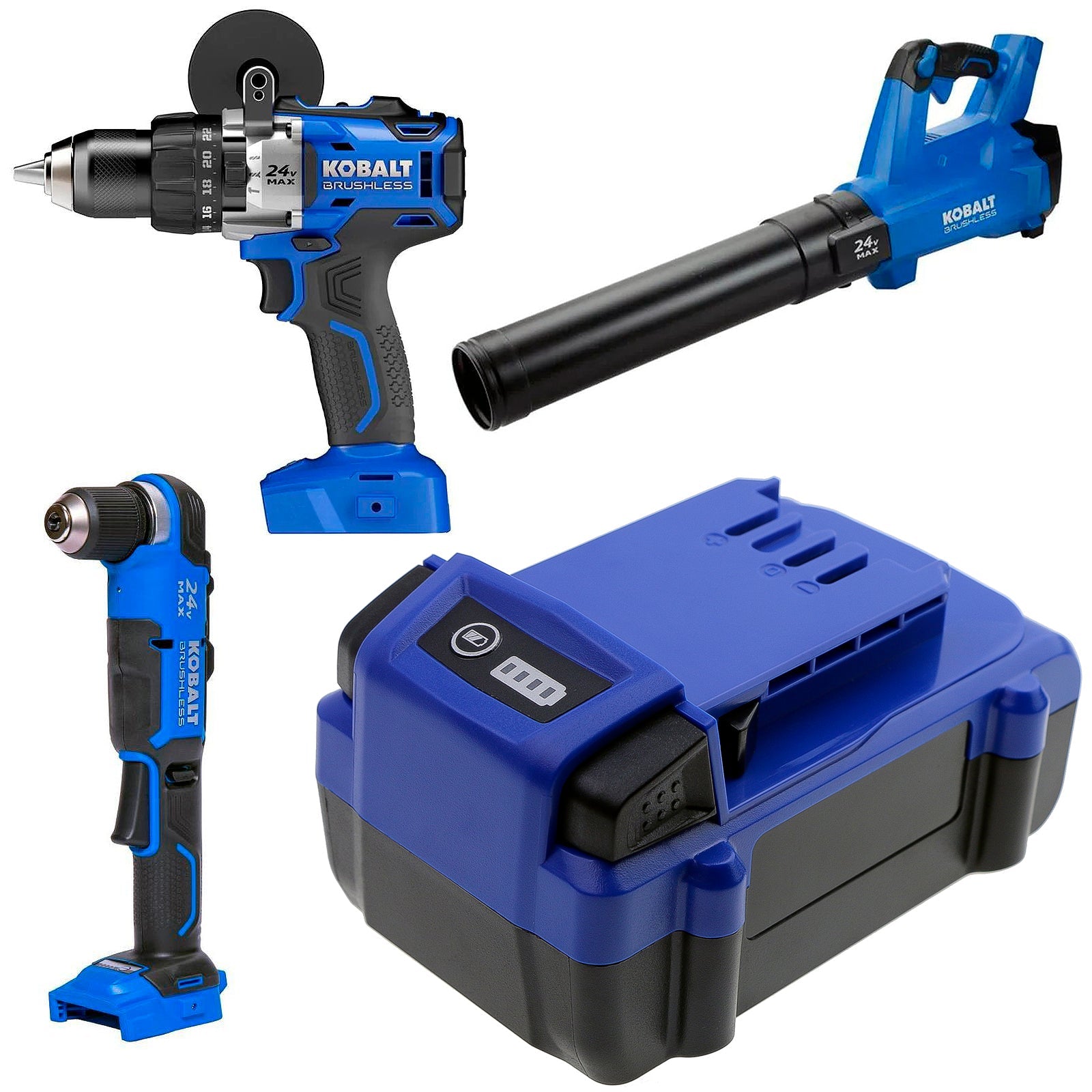 Li-ion Battery fits Kobalt, Kb124-03, Kb224-03, Kb424-03, Kb524-03, Kb624-03 24.0V, 6000mAh Power Tools Cameron Sino Technology Limited