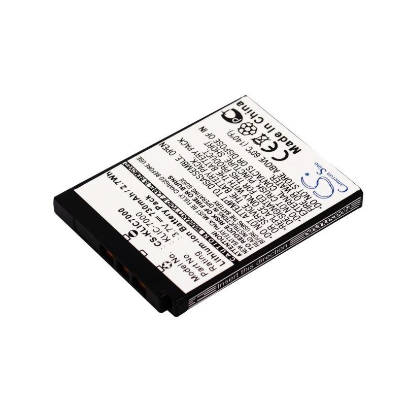 Li-ion Battery fits Kodak, Easyshare Ls755, Easyshare Ls755 Zoom, Slice 3.7V, 730mAh Home Electronics Cameron Sino Technology Limited