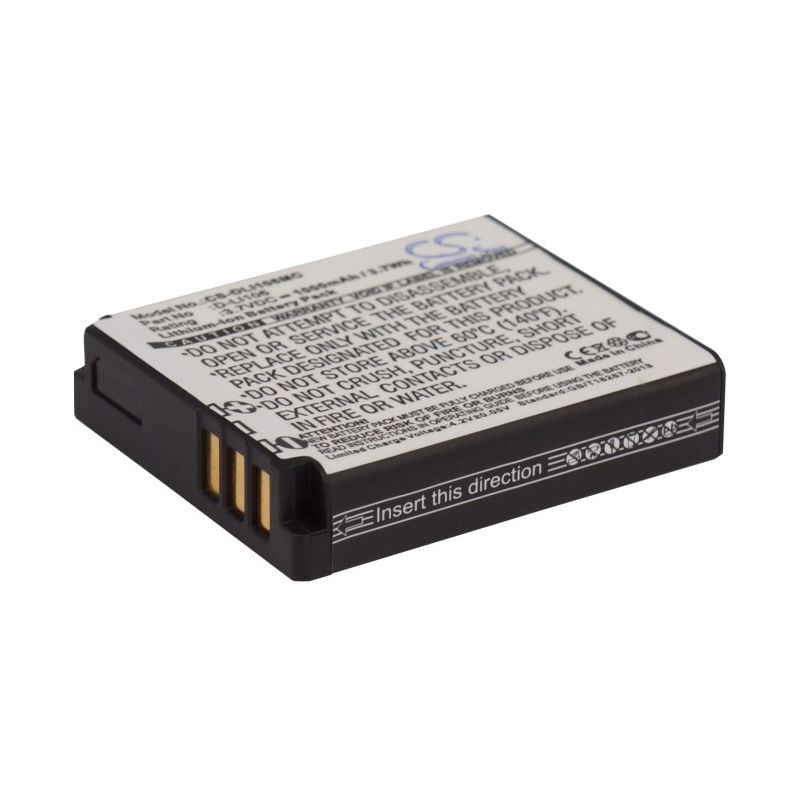 Li-ion Battery fits Kodak, Pixpro Sp1, Pixpro Sp1 Hd, Pixpro Sp360 3.7V, 1000mAh Camera Cameron Sino Technology Limited