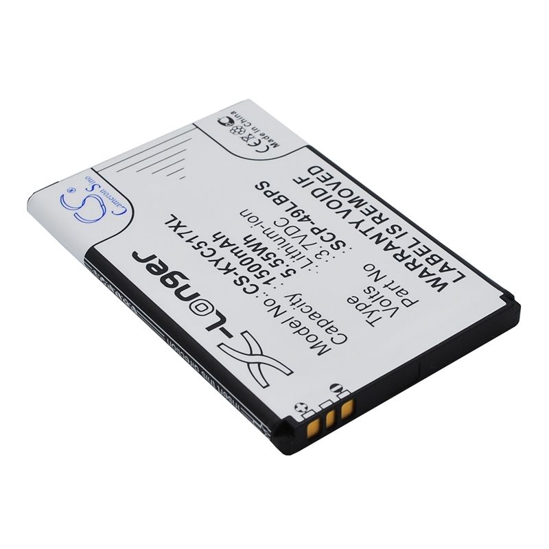Li-ion Battery fits Kyocera, c5155, c5170, c5171 3.7V, 1500mAh Mobile & SmartPhone Cameron Sino Technology Limited