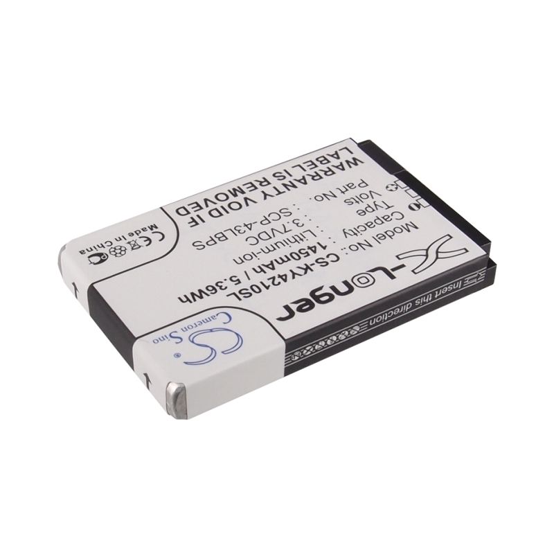 Li-ion Battery fits Kyocera, duracore, duracore e4210, duramax 3.7V, 1450mAh Mobile & SmartPhone Cameron Sino Technology Limited