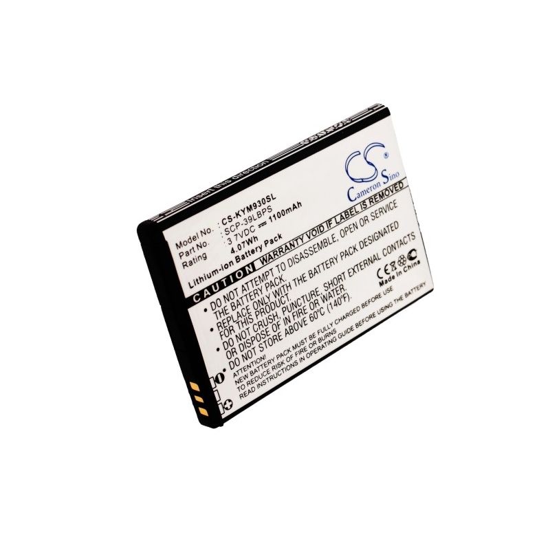 Li-ion Battery fits Kyocera, echo, m9300, scp-9300 3.7V, 1100mAh Mobile & SmartPhone Cameron Sino Technology Limited
