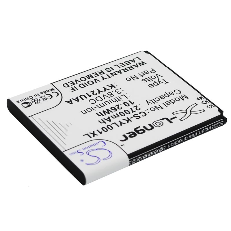 Li-ion Battery fits Kyocera, urbano l01 3.8V, 2700mAh Communications Cameron Sino Technology Limited (Suspended)