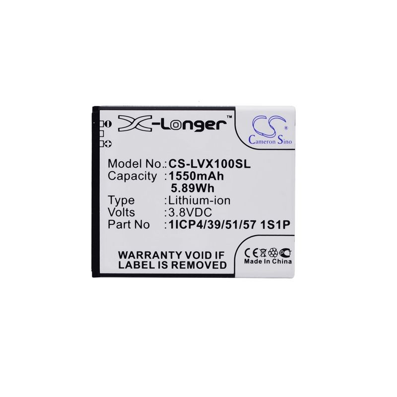 Li-ion Battery fits Lava, iris x1 atoms 3.8V, 1550mAh Communications Cameron Sino Technology Limited (Suspended)