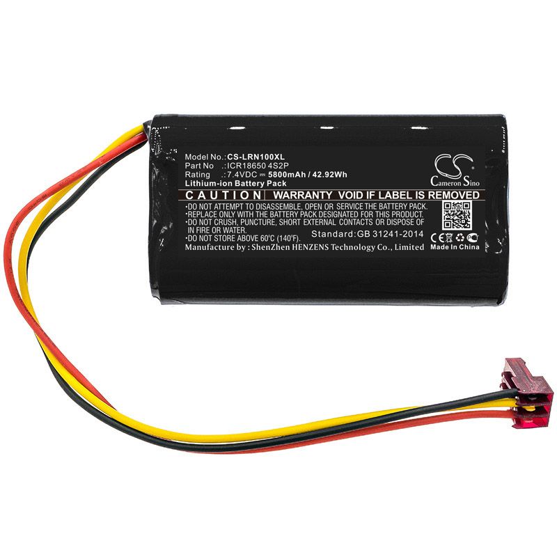 Li-ion Battery fits Lazer Runner, Compatible 6800 Mah 4 Cell Li-ion Battery Pack 7.4V, 5800mAh Laser Cameron Sino Technology Limited