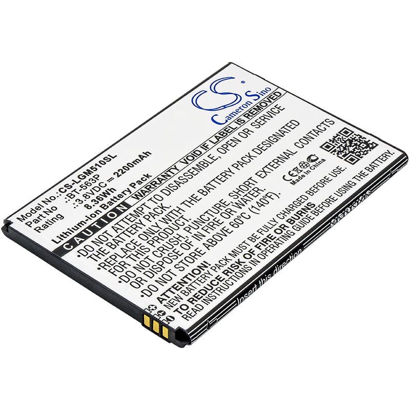 Li-ion Battery fits Leagoo, M5 Plus 3.8V, 2200mAh Communications Cameron Sino Technology Limited (Suspended)