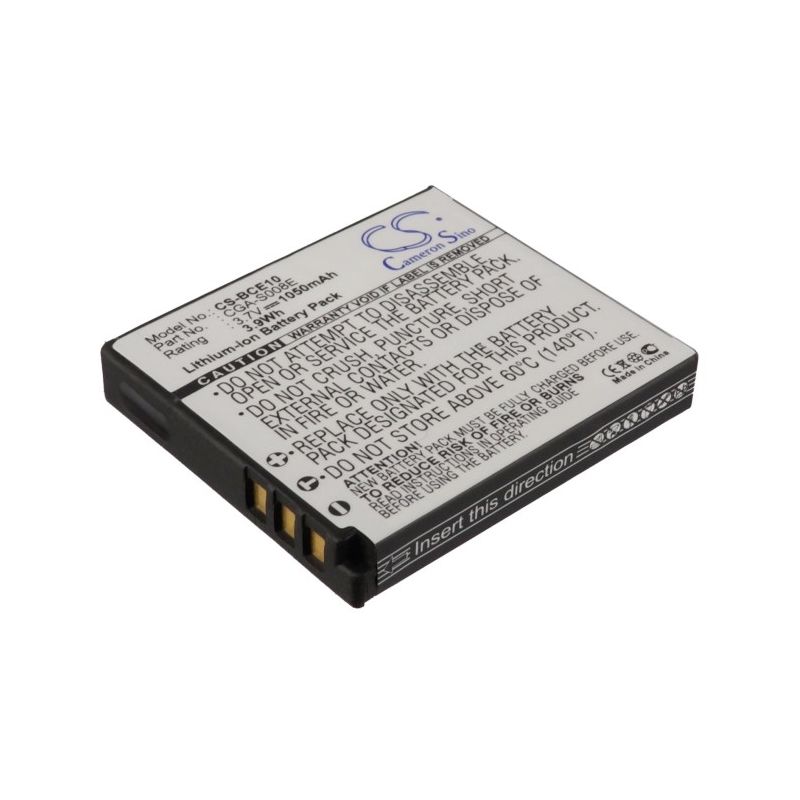 Li-ion Battery Fits Leica, C-lux 2, C-lux 3, Panasonic 3.7v, 1050mah Camera Cameron Sino Technology Limited