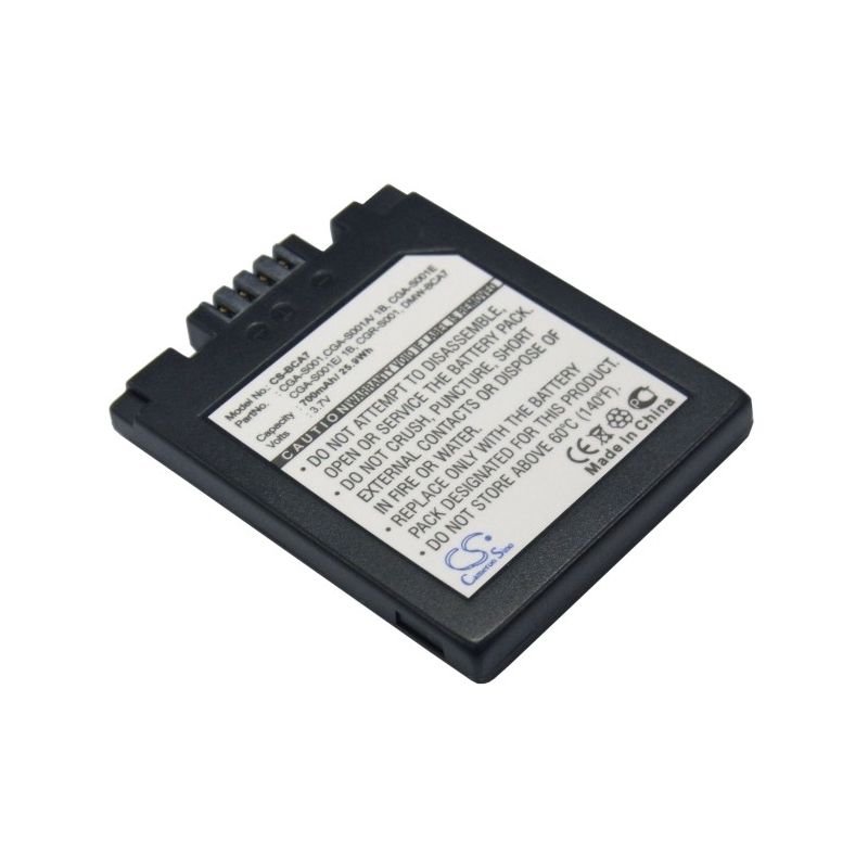 Li-ion Battery fits Leica, D-lux, Panasonic, Lumix Dmc-f1 3.7V, 700mAh Camera Cameron Sino Technology Limited