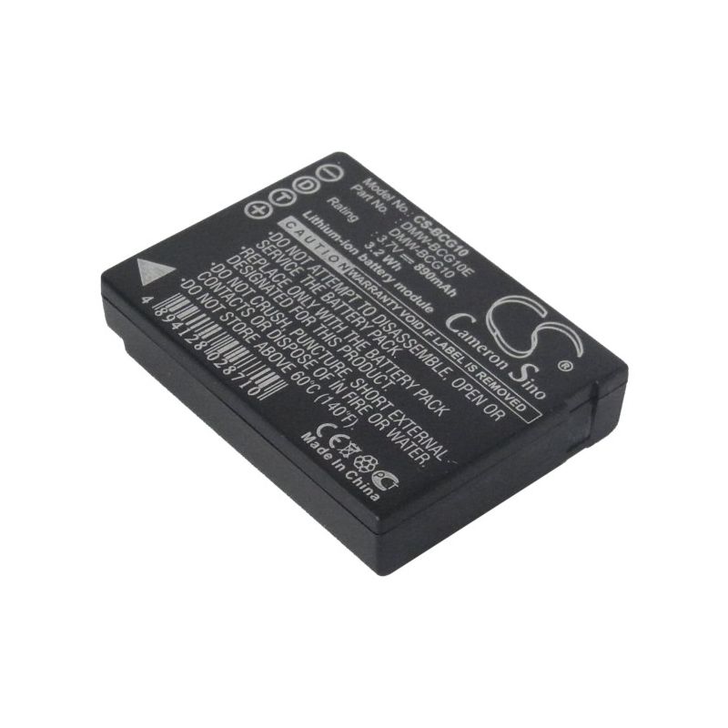 Li-ion Battery Fits Leica, V-lux 20, Panasonic, Lumix Dmc-3d1 3.7v, 890mah Camera Cameron Sino Technology Limited