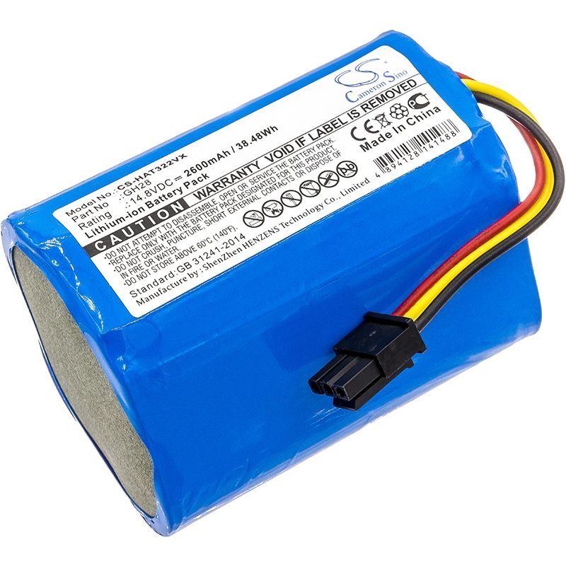 Li-ion Battery fits Leifheit, 51000, 51002, 51113 3.7V, 3400mAh Vacuum Cameron Sino Technology Limited
