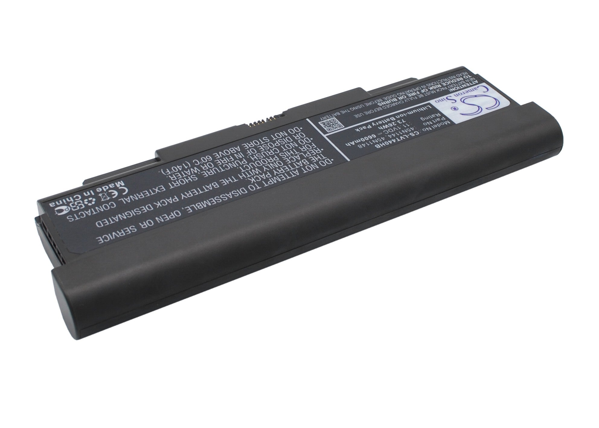 Li-ion Battery fits Lenovo, 20at0019cd, Thinkpad L440 11.1V, 6600mAh Notebook & Laptop Cameron Sino Technology Limited