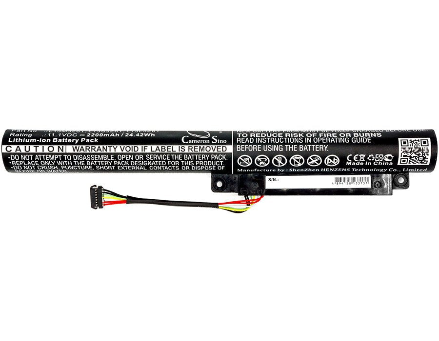 Li-ion Battery fits Lenovo, 59-407061, 59-439199, Ideapad Flex 10 11.1V, 2200mAh Notebook & Laptop Cameron Sino Technology Limited