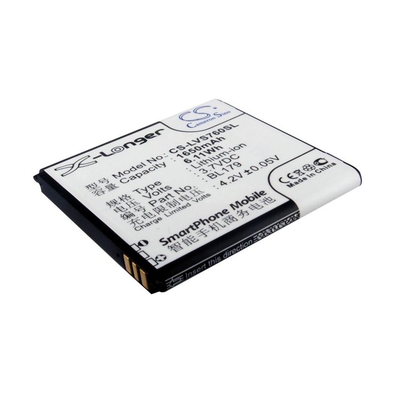Li-ion Battery fits Lenovo, a288t, a298, a298t 3.7V, 1650mAh Mobile & SmartPhone Cameron Sino Technology Limited